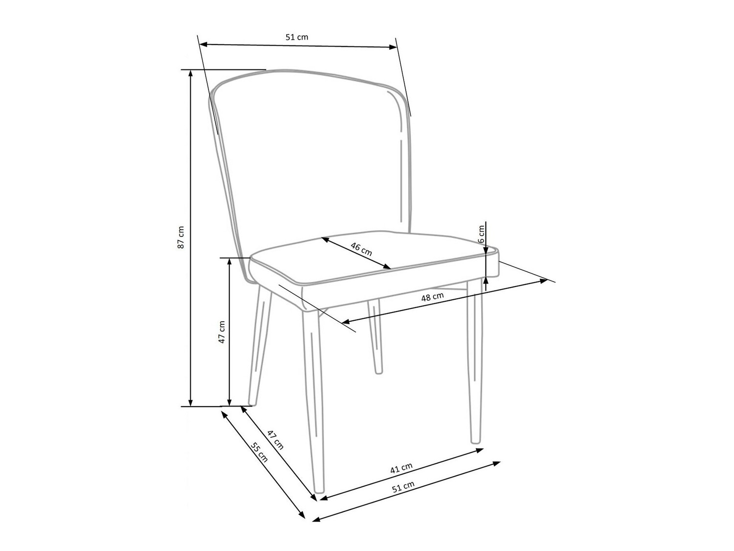 Chair Houston 1116 (Dark green)