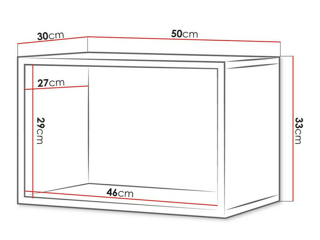 Wall shelf Remus (Golden oak)
