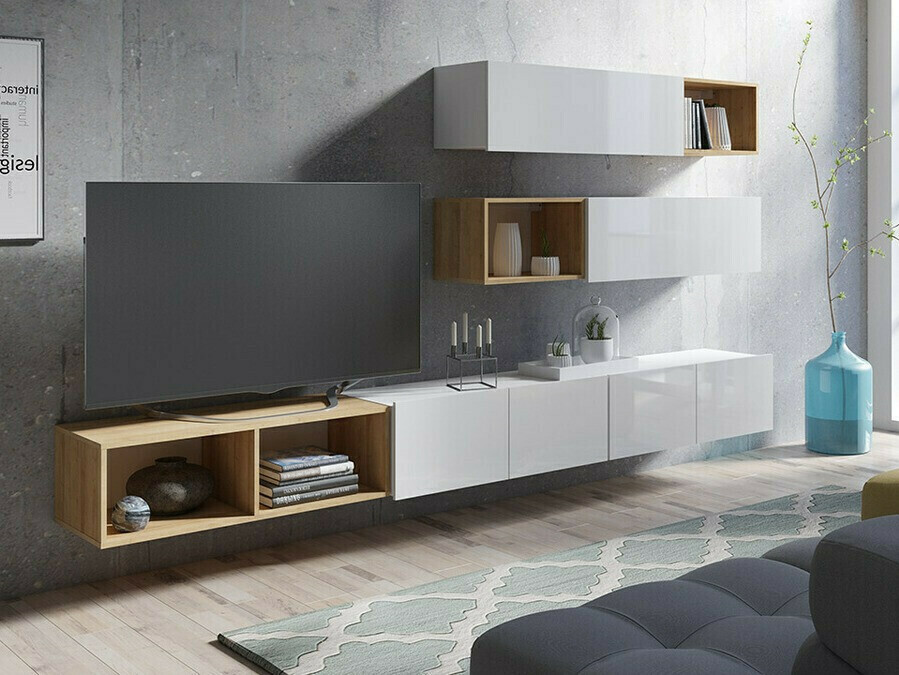 Wall shelf Remus (Golden oak)