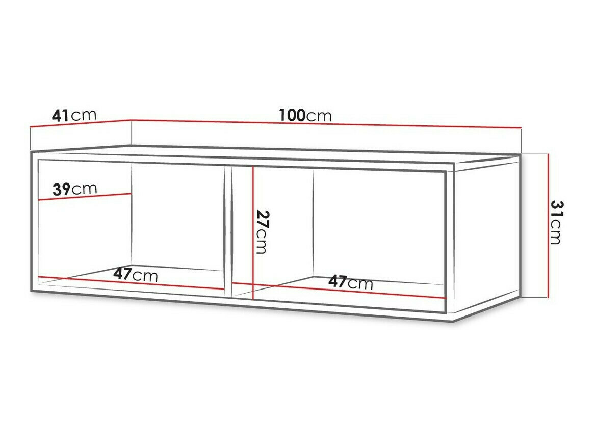 Wall shelf Remus I (Golden oak)