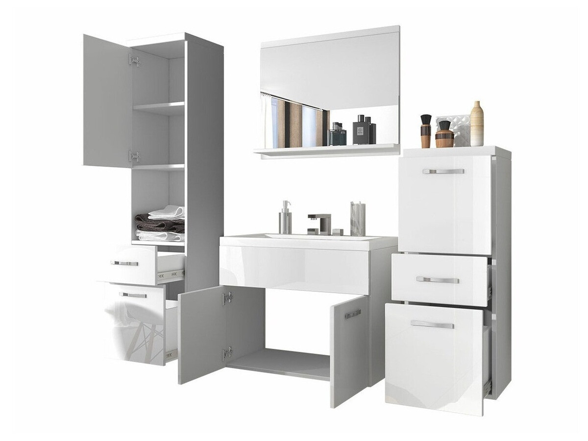 Bathroom set Sarasota 109 (Walnut + Graphite)