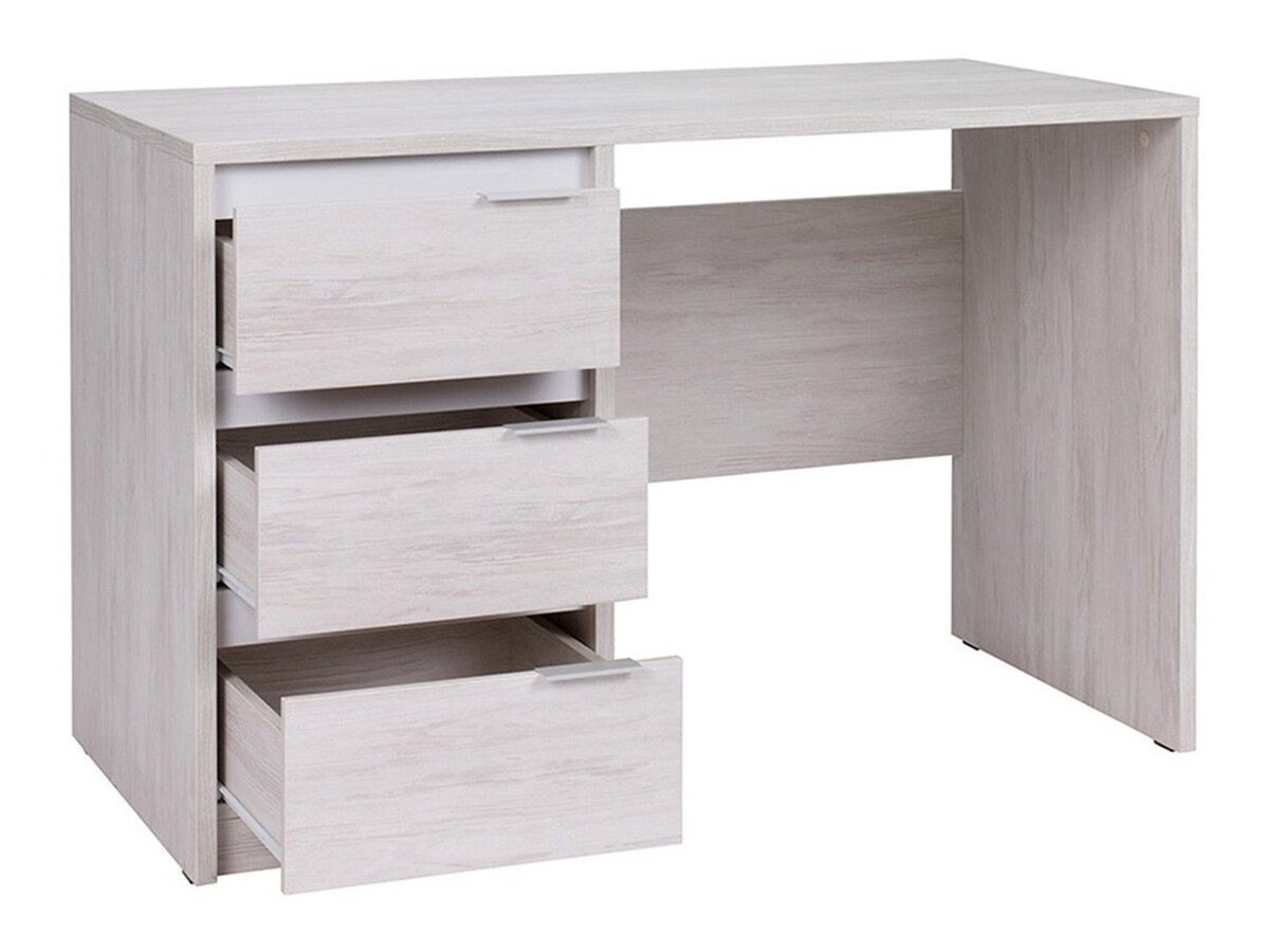 Home office set Fivelbo 116 (Monastery oak + Glossy black)