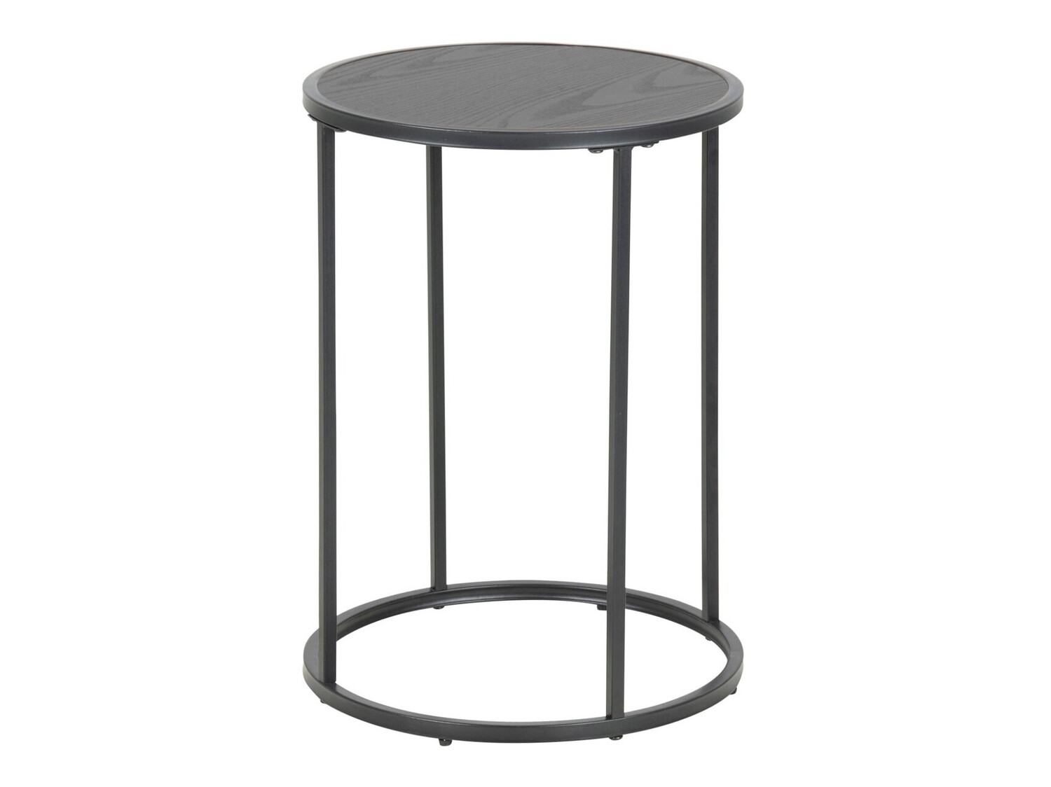 Side table Norsica Sevferi 118 (Black ash + Black)