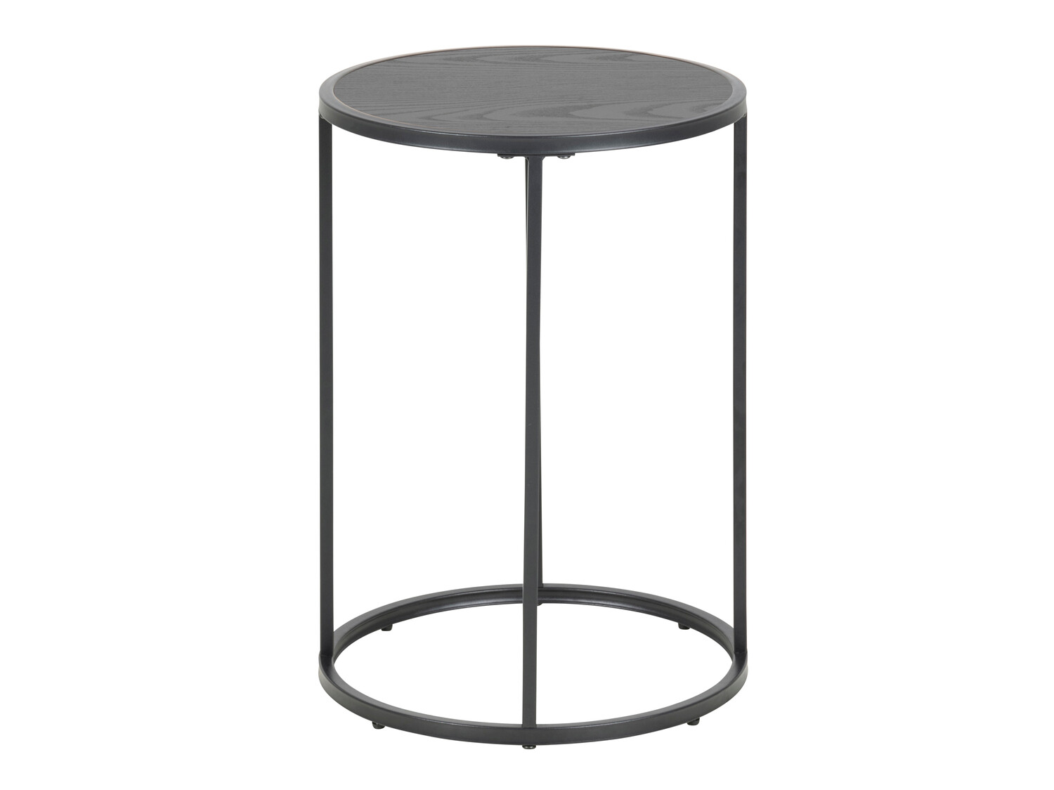 Side table Norsica Sevferi 118 (Black ash + Black)
