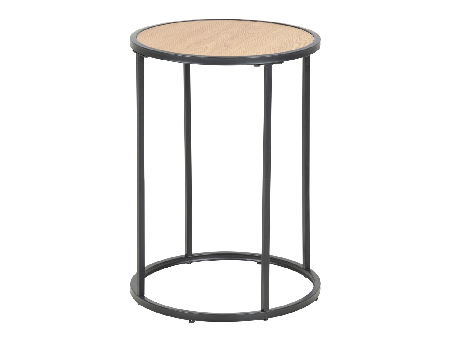 Side table Norsica Sevferi 118 (Wild oak + Black)
