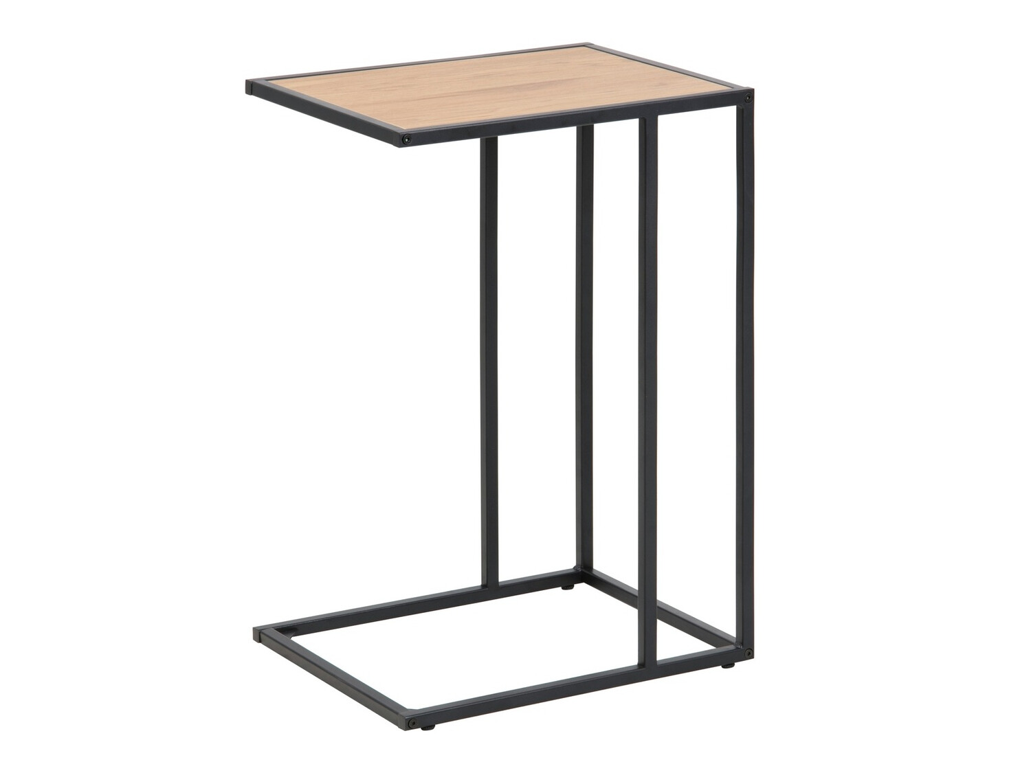 Side table Norsica Sevferi 127 (Wild oak + Black)
