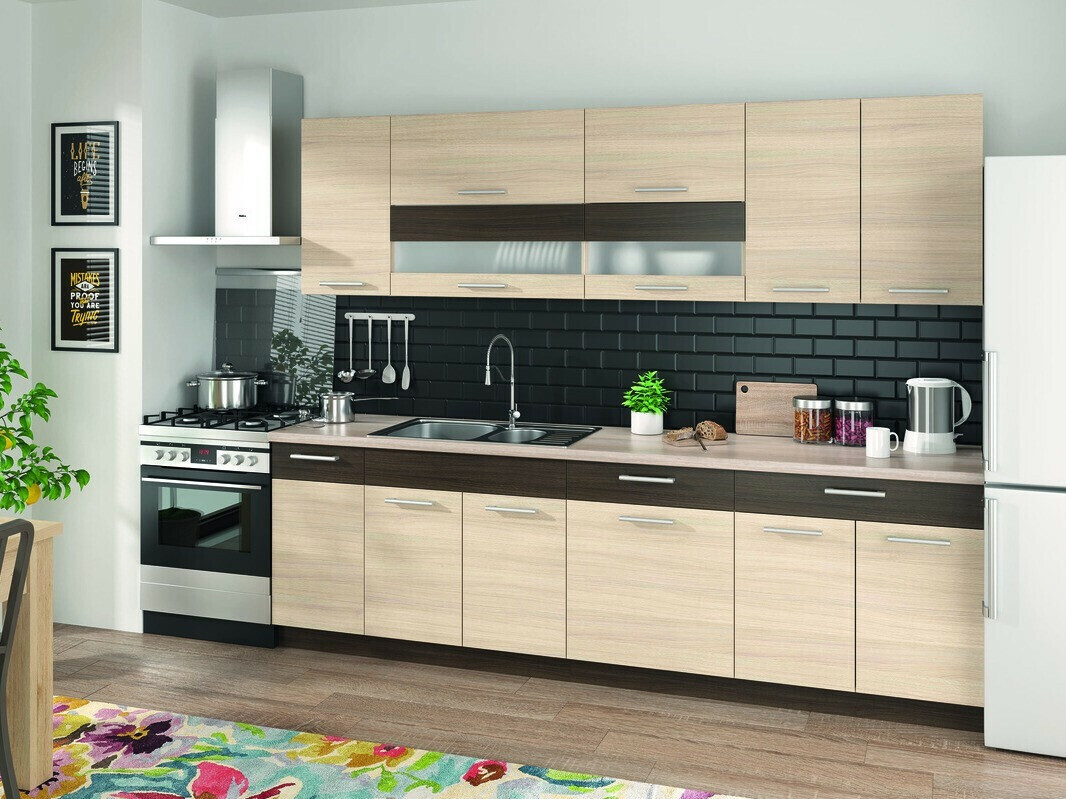Modular cabinet with drawer and doors Mode Light 113