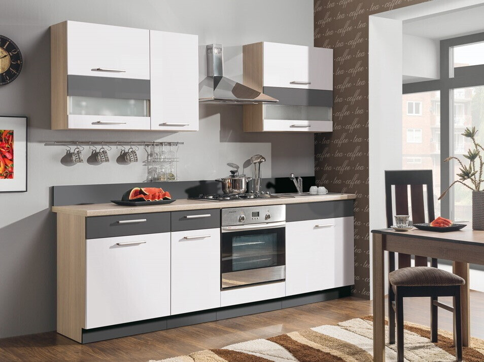 Modular cabinet with doors Mode White 119