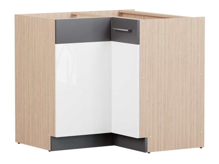 Modular corner cabinet Mode White 118