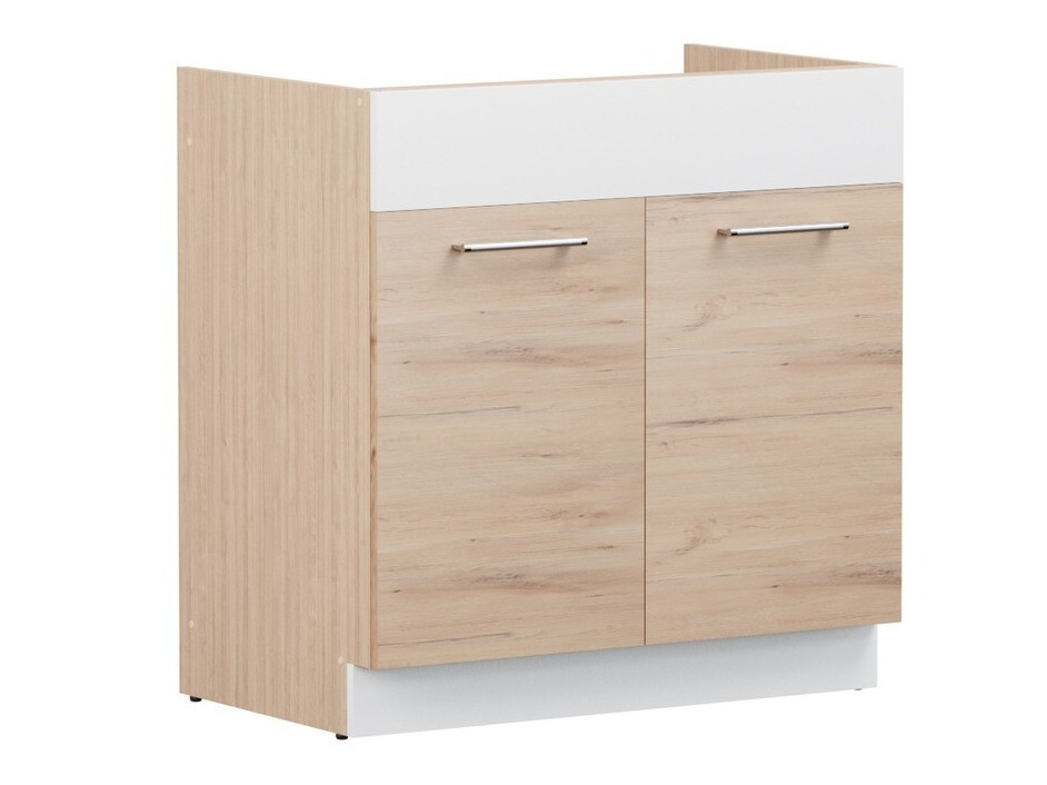 Modular sink cabinet with doors Mode Beech 116