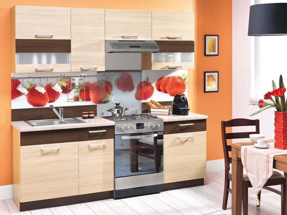 Modular sink cabinet with doors Mode Light 116