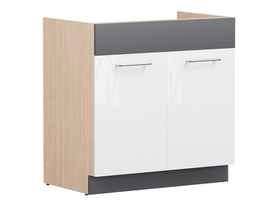 Modular sink cabinet with doors Mode White 116