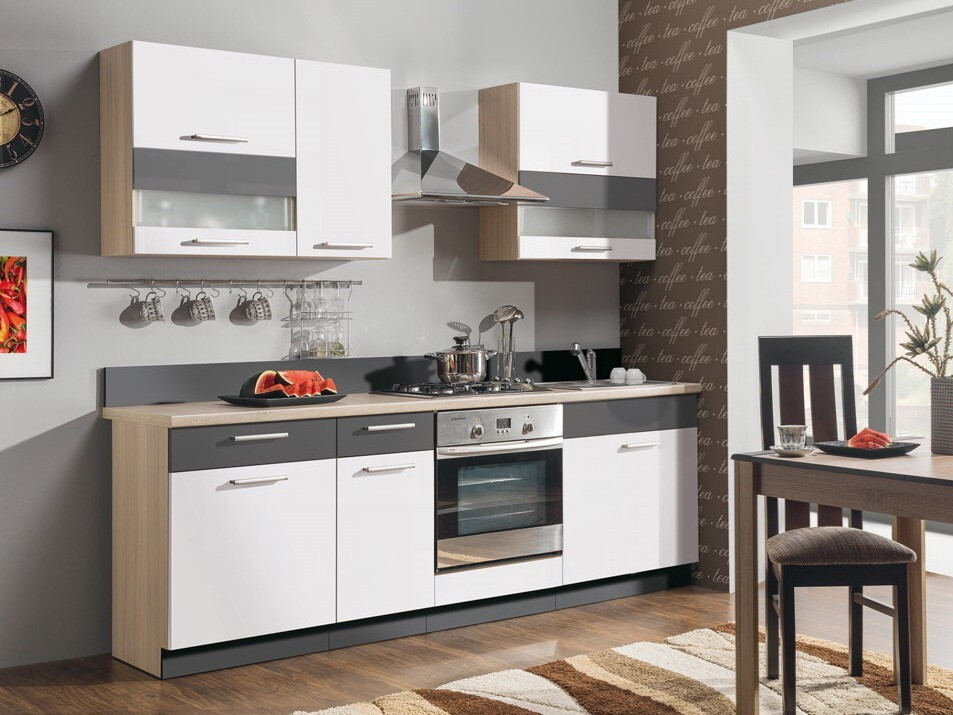 Modular sink cabinet with doors Mode White 116