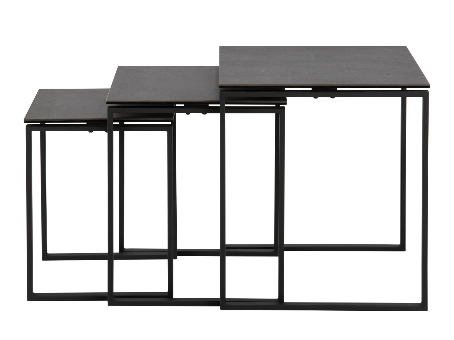 Side table set Norsica 406 (Black)