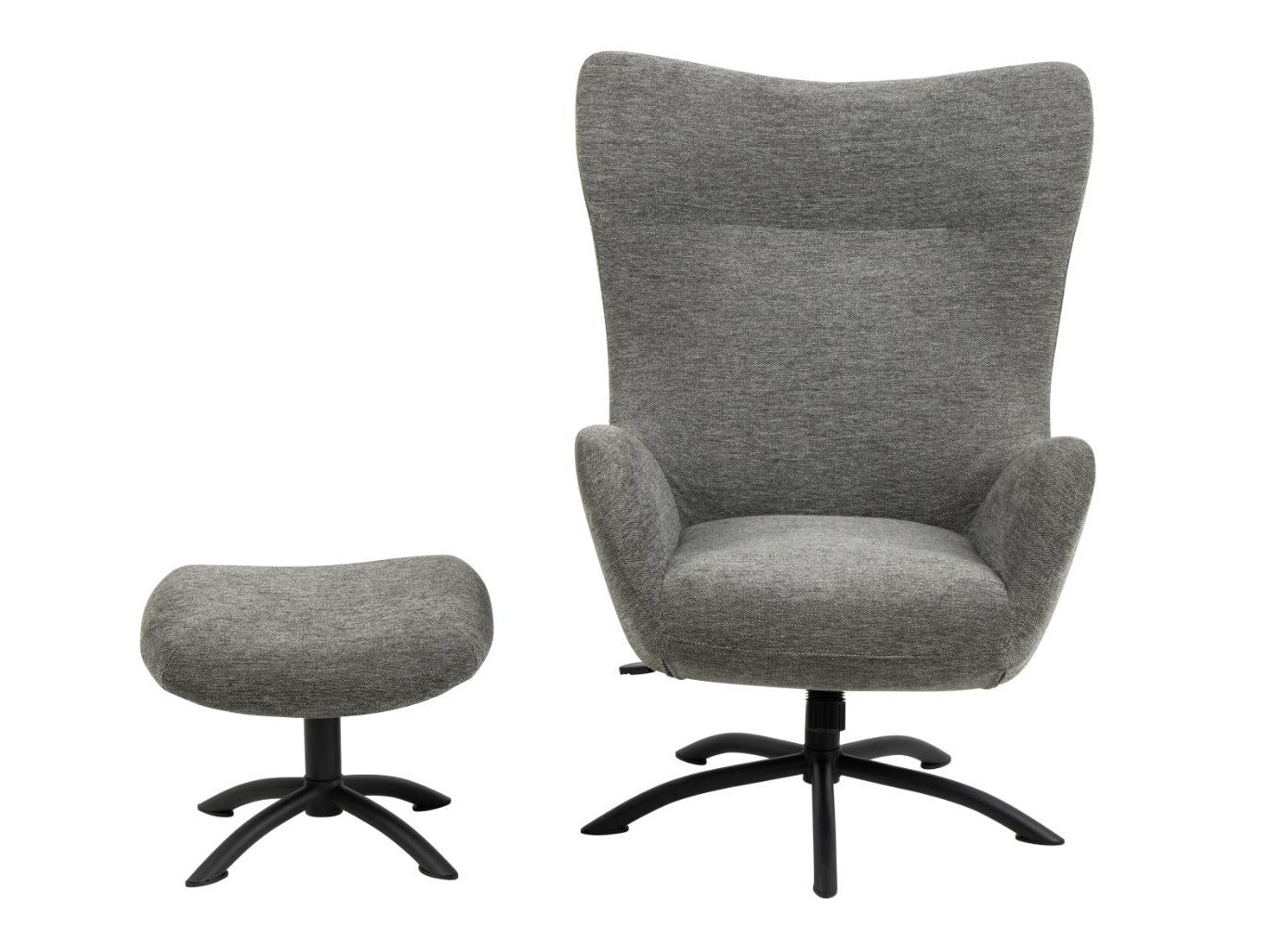Armchair Norsica 490 (Black + Grey)