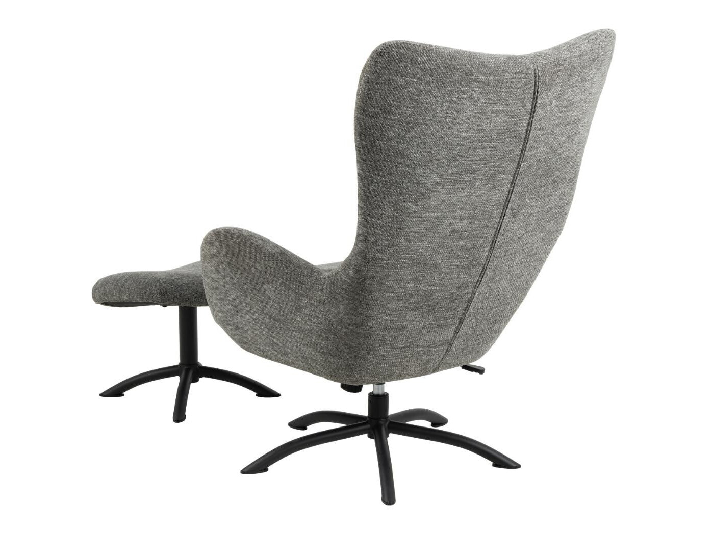 Armchair Norsica 490 (Black + Grey)