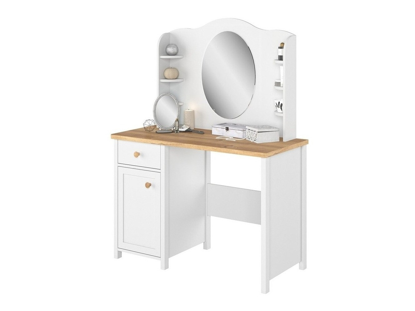 Mirror Romelbo 137 (White)