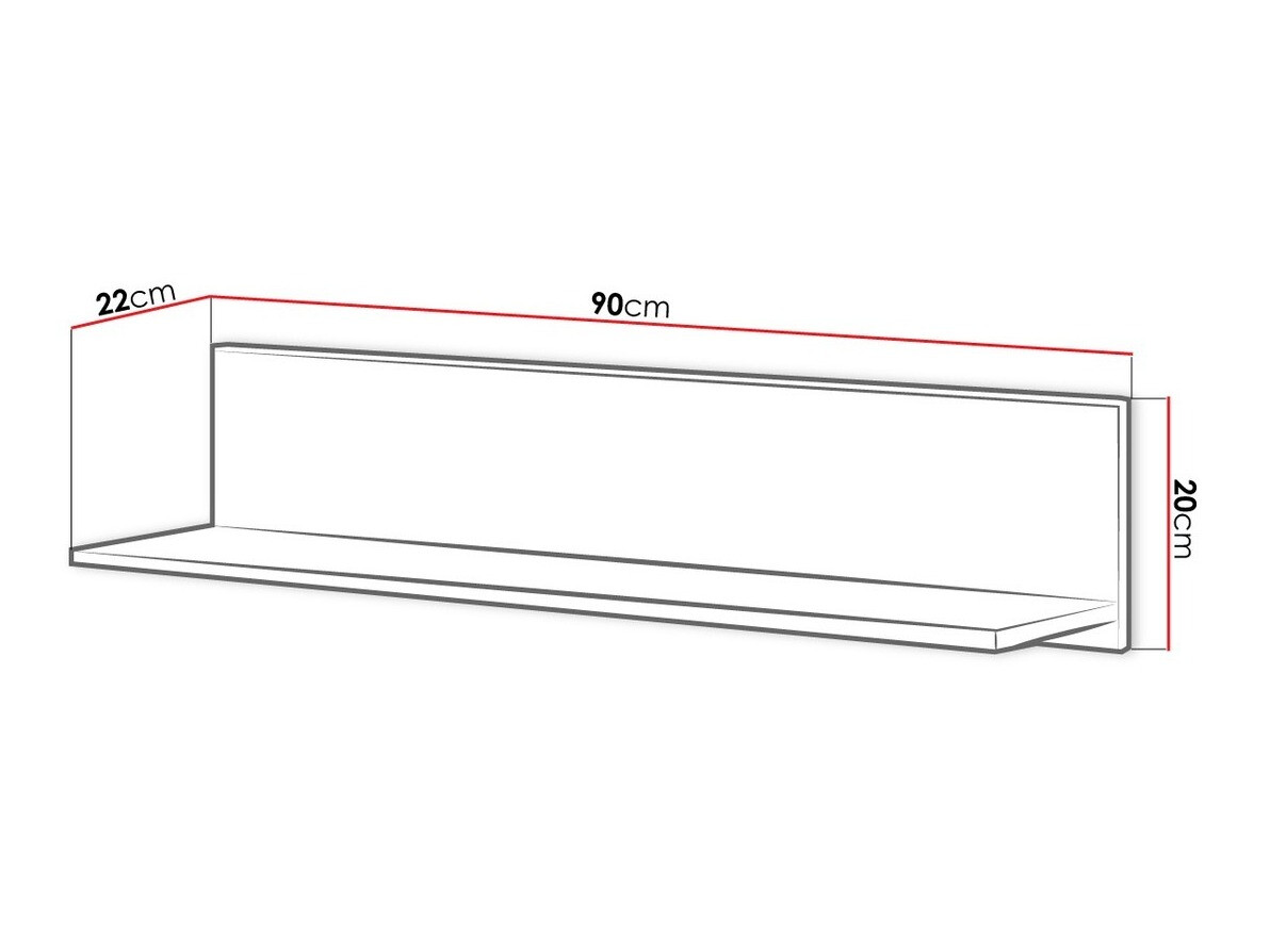 Wall shelf Veravie 130