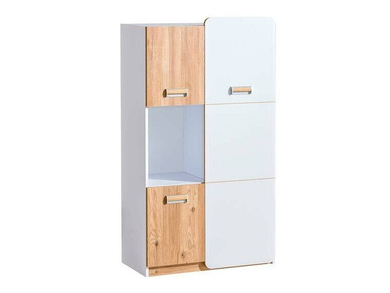 Bookcase Ophmora 104 (Oak + White)