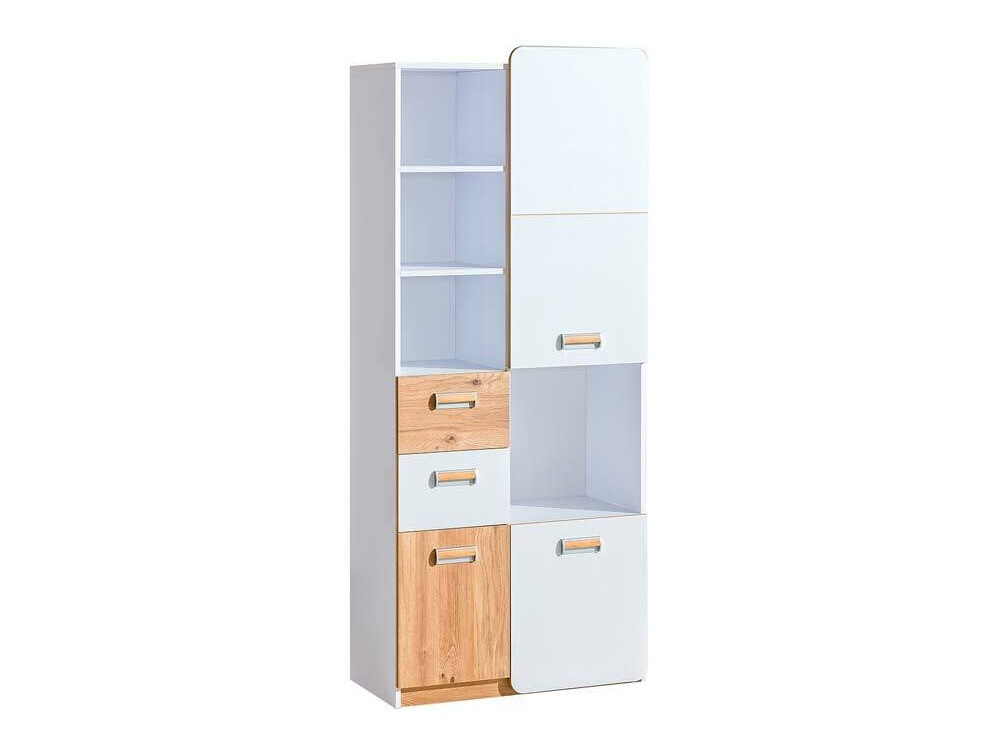 Bookcase Ophmora 106 (Oak + White)
