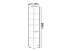 Modular cabinet with doors Multi Grey 118