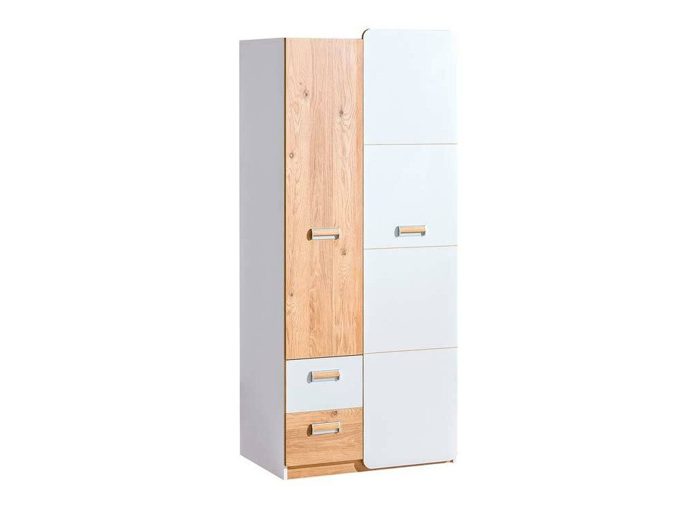 Wardrobe Ophmora 100 (Oak + White)