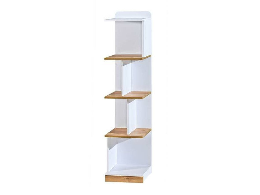 Bookcase Ophmora 117 (Oak + White)