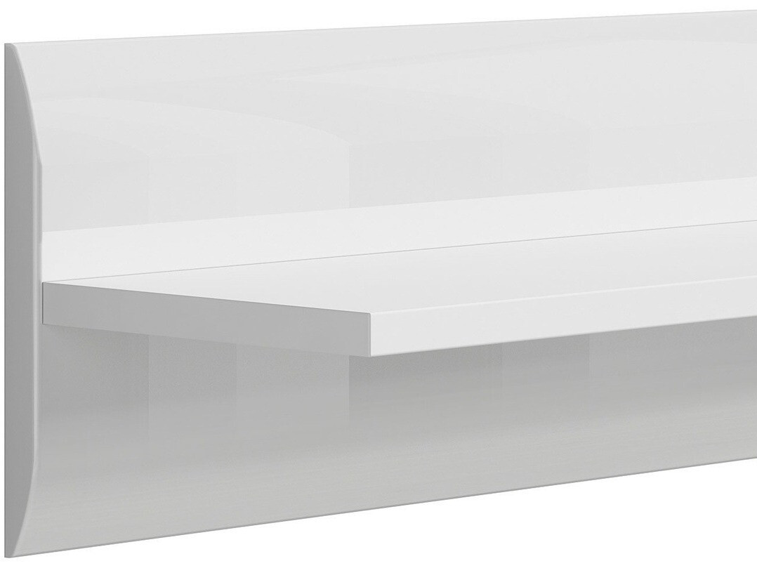 Wall shelf Serveso 104 (Glossy white)