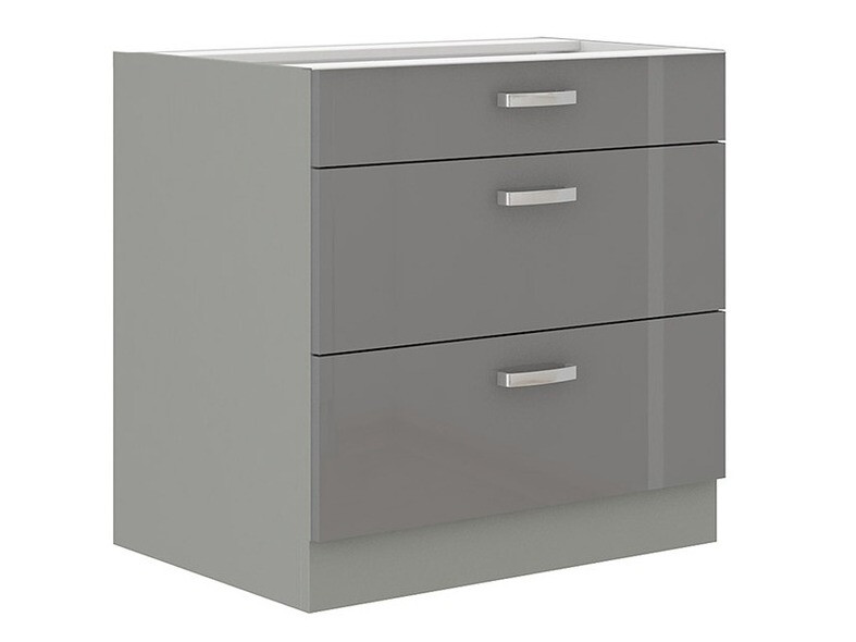 Modular cabinet with drawers Multi Grey 102
