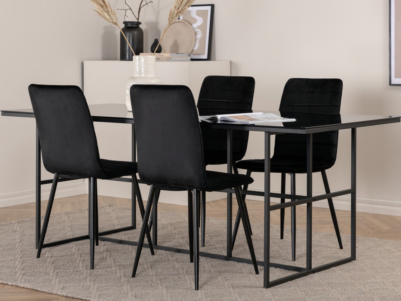 Dining set Dallas 2642 (Black)