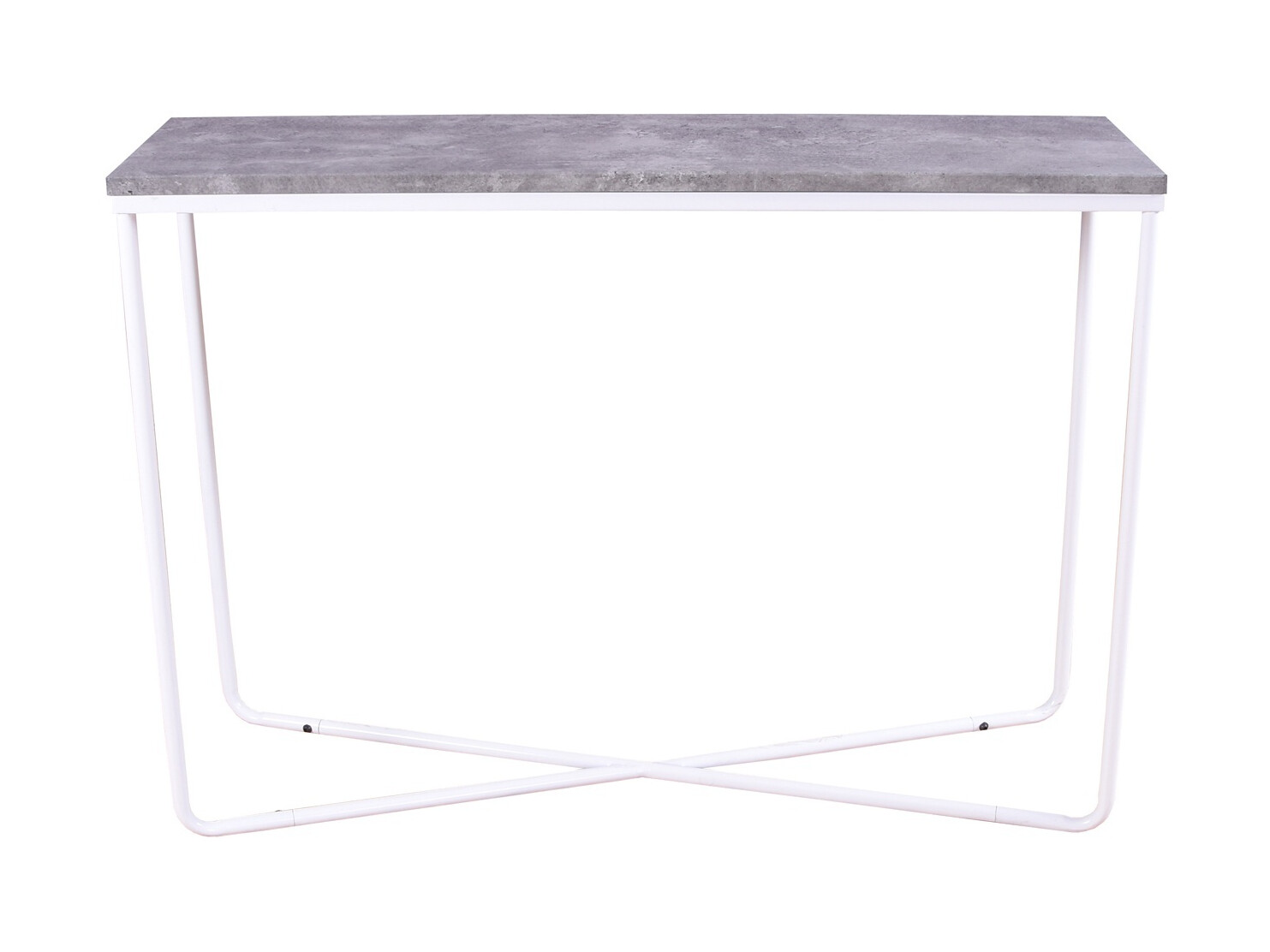 Console table Dallas 197 (Concrete + White)
