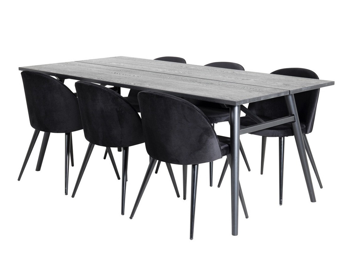 Dining set Dallas 1676 (Black)