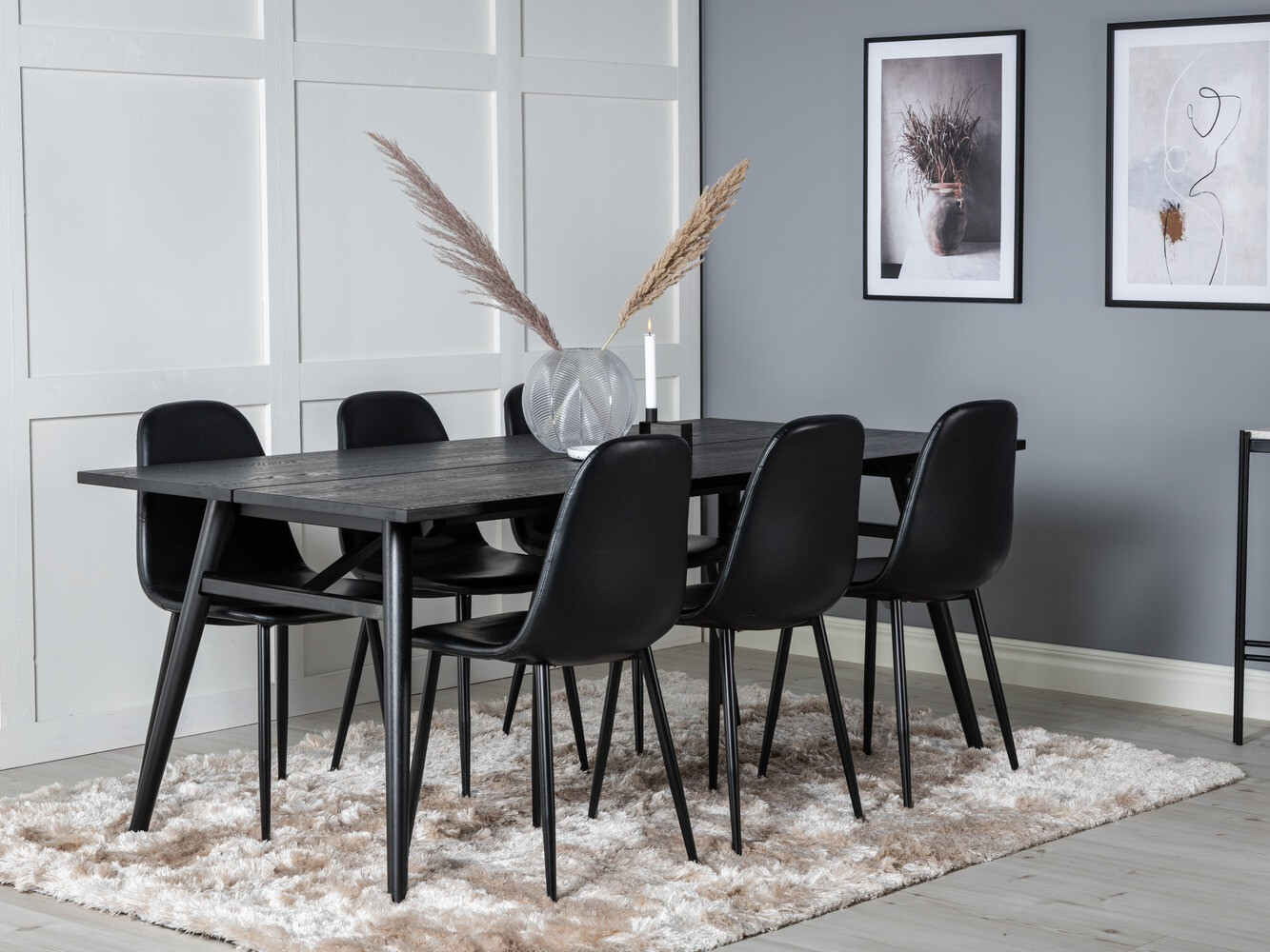 Dining set Dallas 1681 (Black)