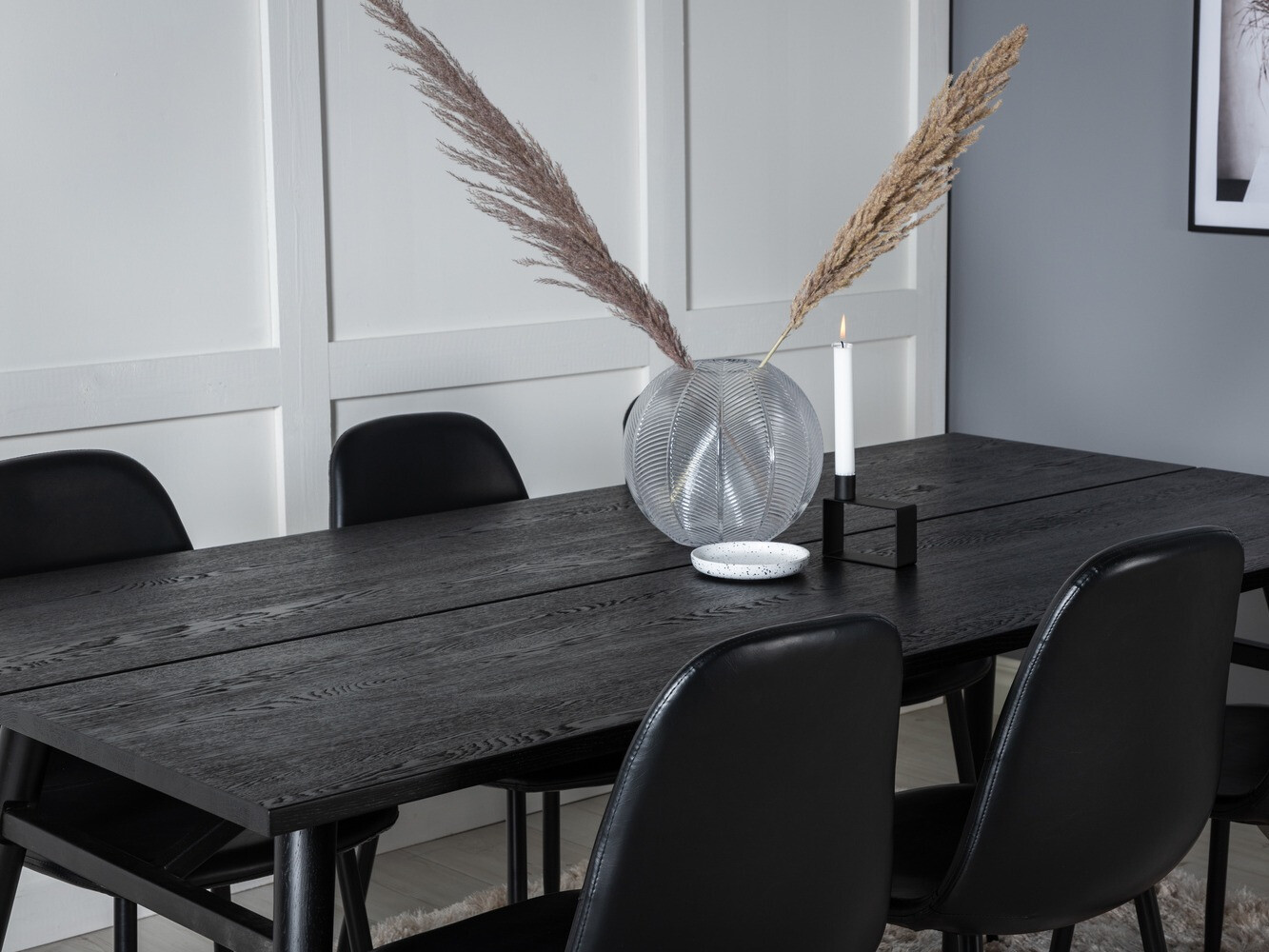 Dining set Dallas 1681 (Black)