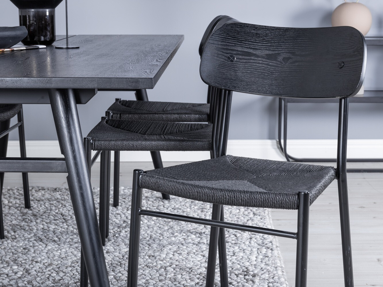 Dining set Dallas 1785 (Black)