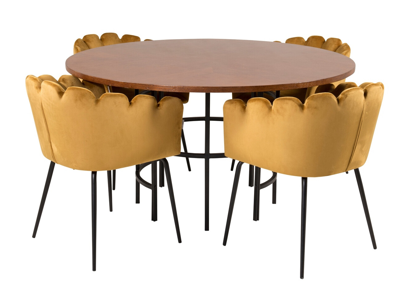 Dining set Dallas 310 (Yellow + Black)
