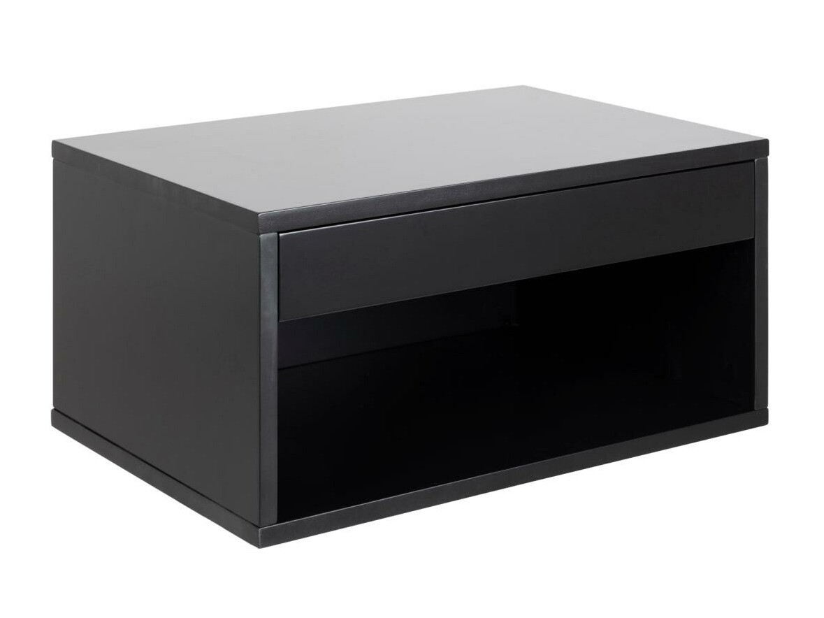 Bedside table Norsica 600 (Black)