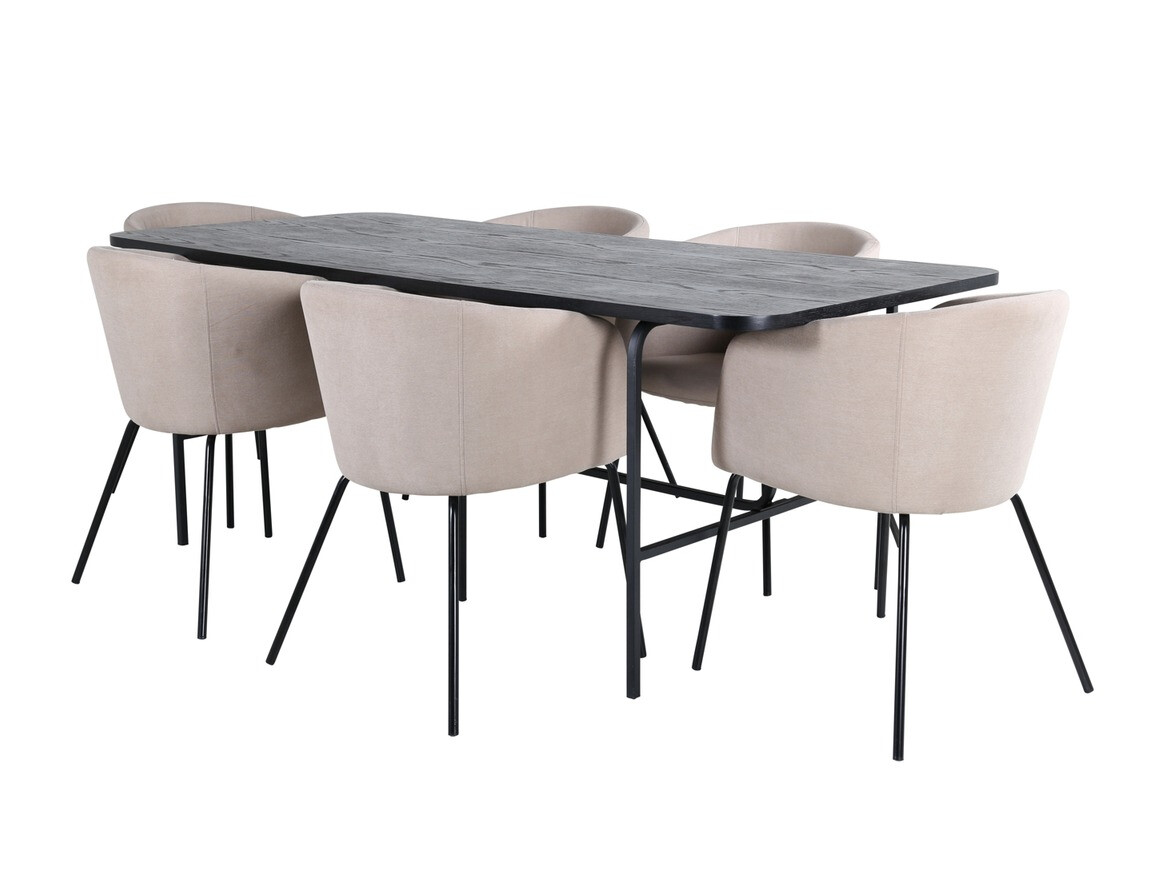 Dining set Dallas 2794 (Beige + Black)