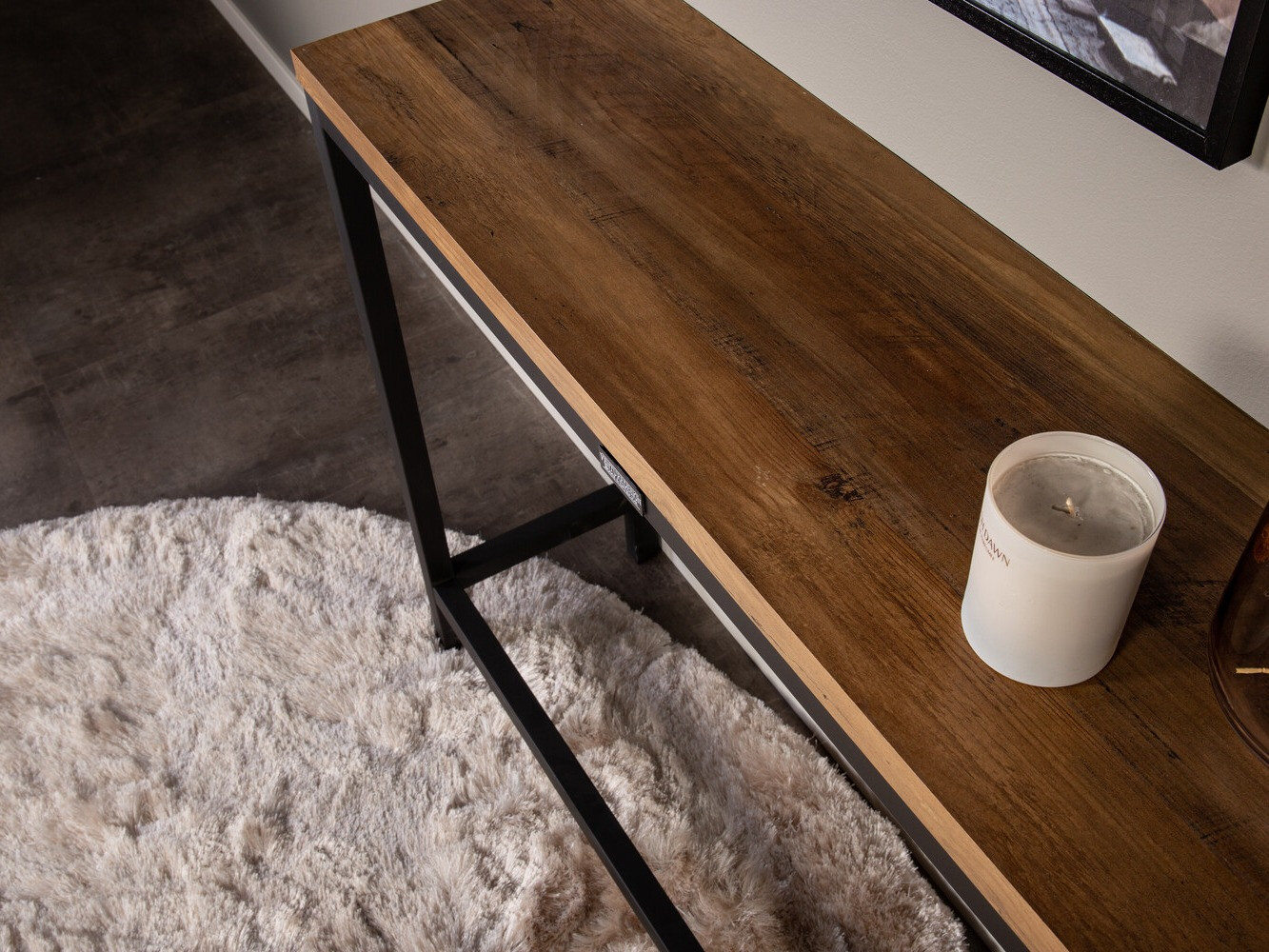 Console table Dallas 2468 (Brown + Black)