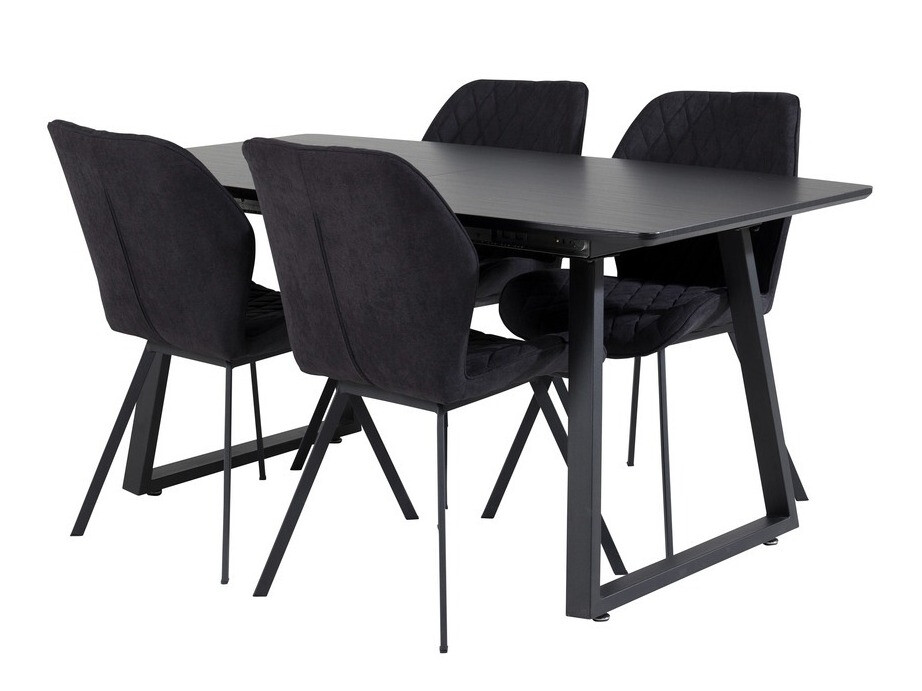 Dining set Dallas 1997 (Black)