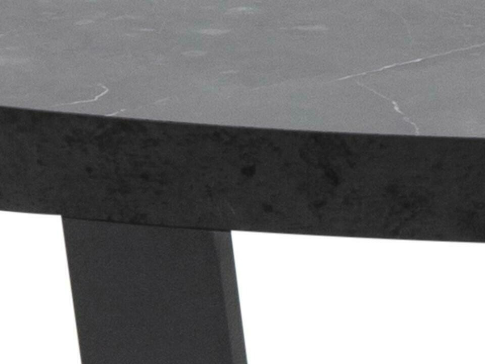 Coffee table Norsica 321 (Black marble + Black)