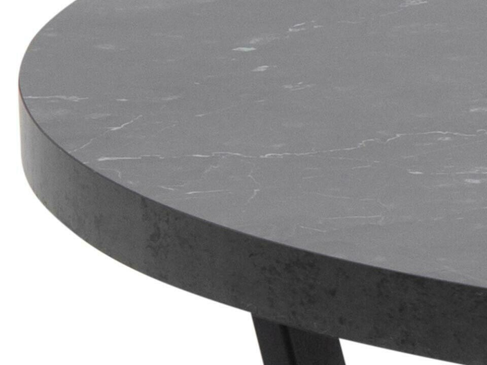 Coffee table Norsica 321 (Black marble + Black)