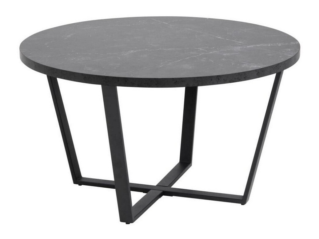 Coffee table Norsica 321 (Black marble + Black)