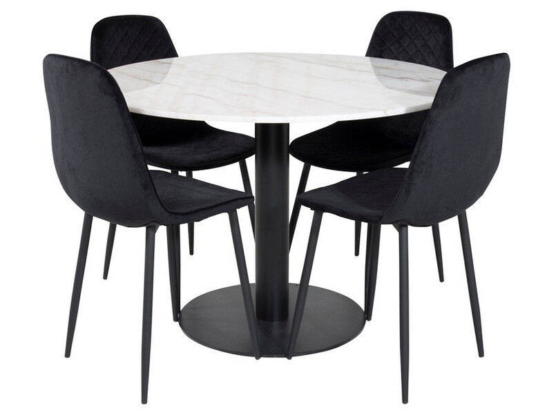 Dining set Dallas 1302 (Black)