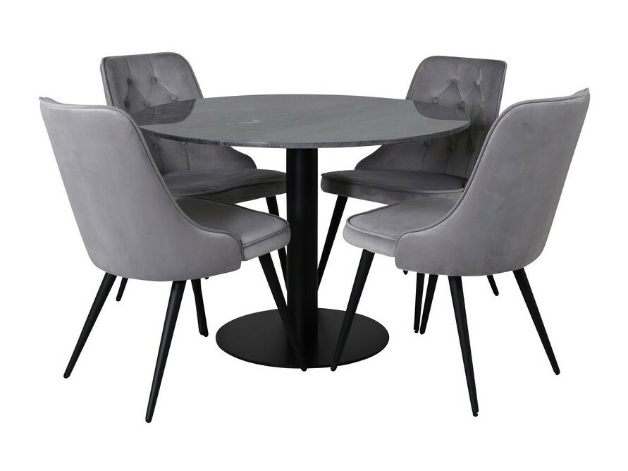 Dining set Dallas 2671 (Grey + Black)