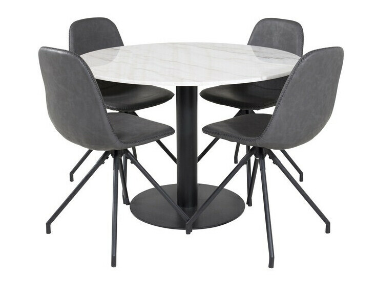 Dining set Dallas 2674 (Grey + Black)