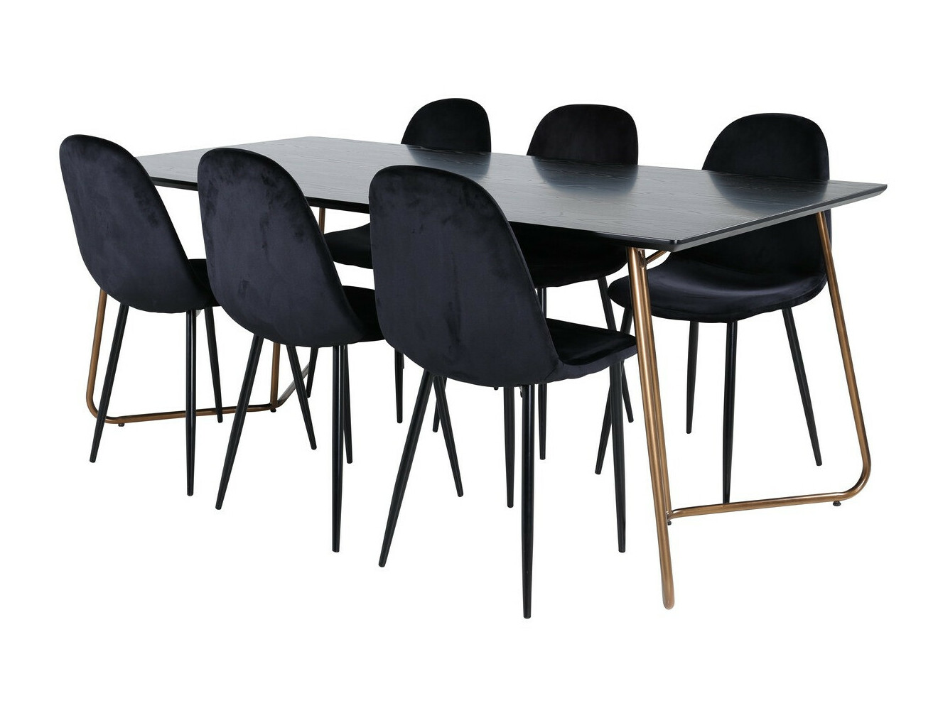 Dining set Dallas 2713 (Black)