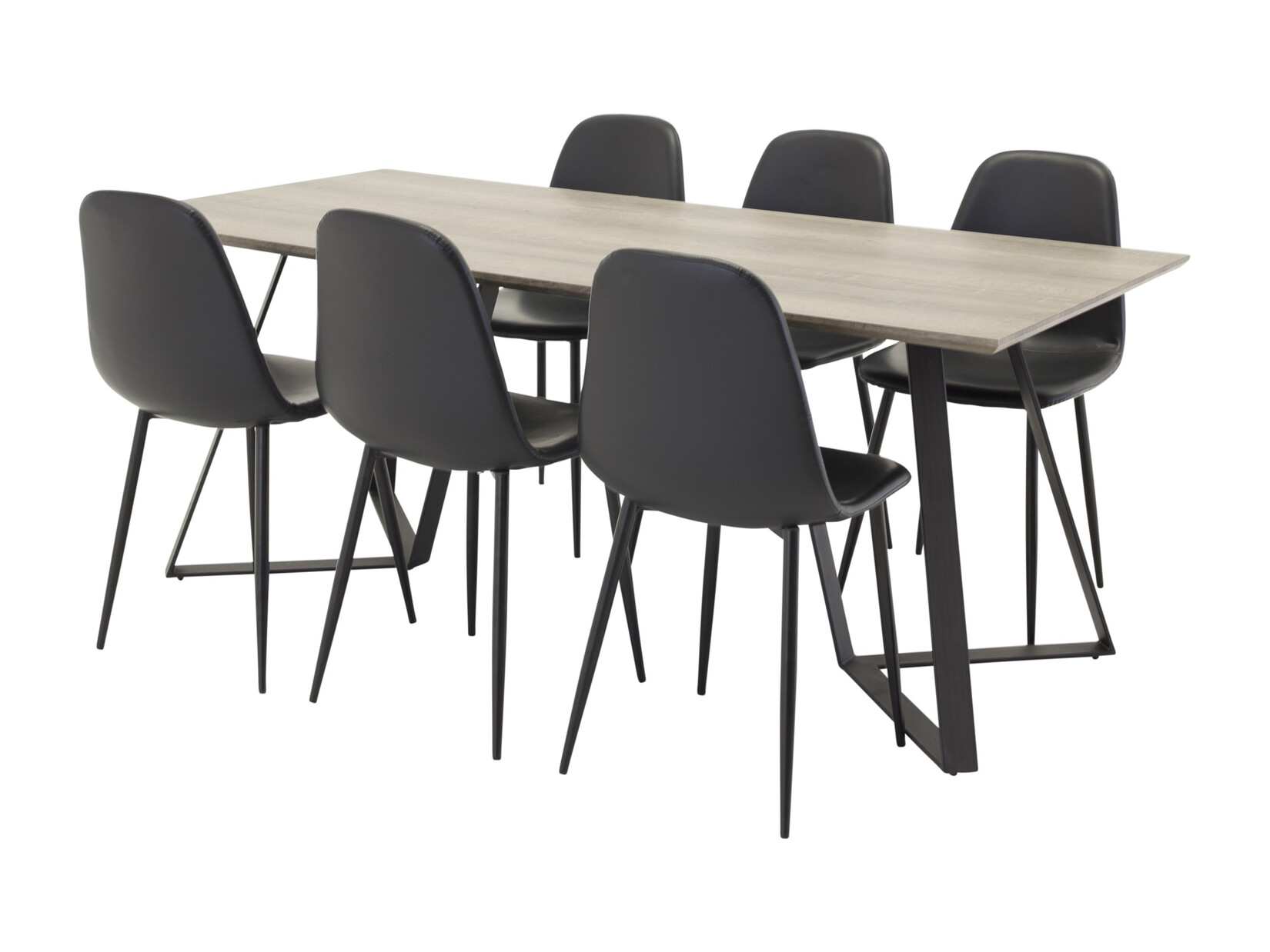 Dining set Dallas 1353 (Black)