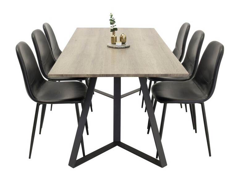 Dining set Dallas 1353 (Black)