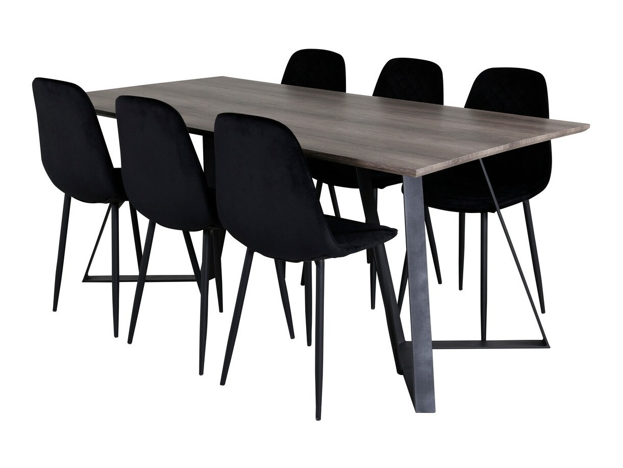 Dining set Dallas 1357 (Black)